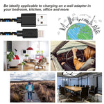 Cáp sạc truyền dữ liệu USB kiểu lưới nylon 2m cho iPhone, iPad