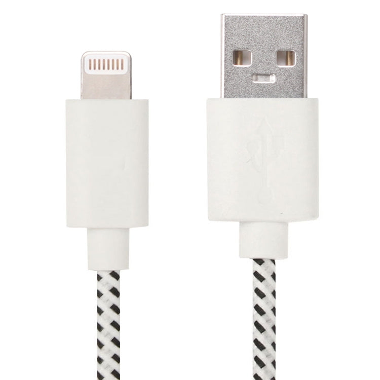 Cáp sạc truyền dữ liệu USB kiểu lưới nylon 2m cho iPhone, iPad