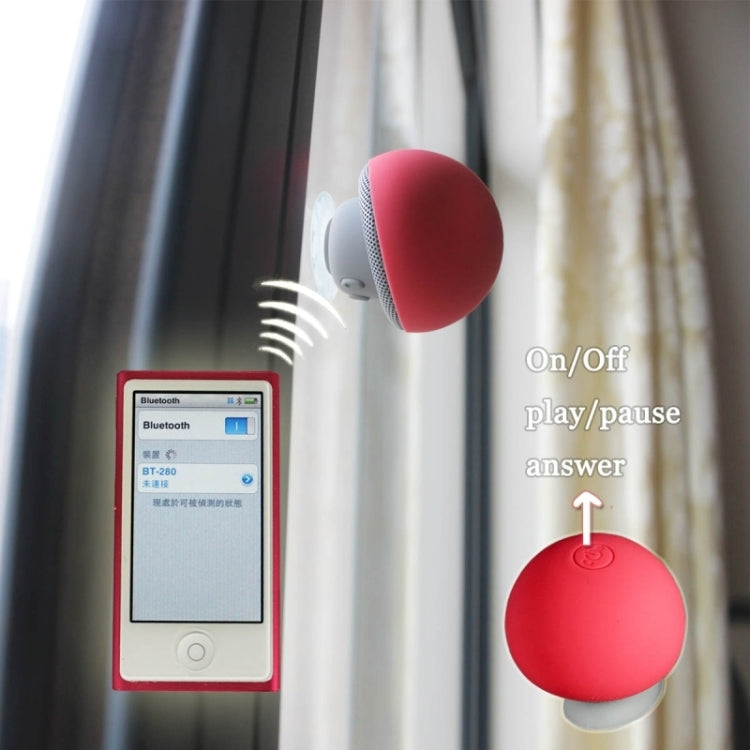Loa Bluetooth hình nấm có đế hút