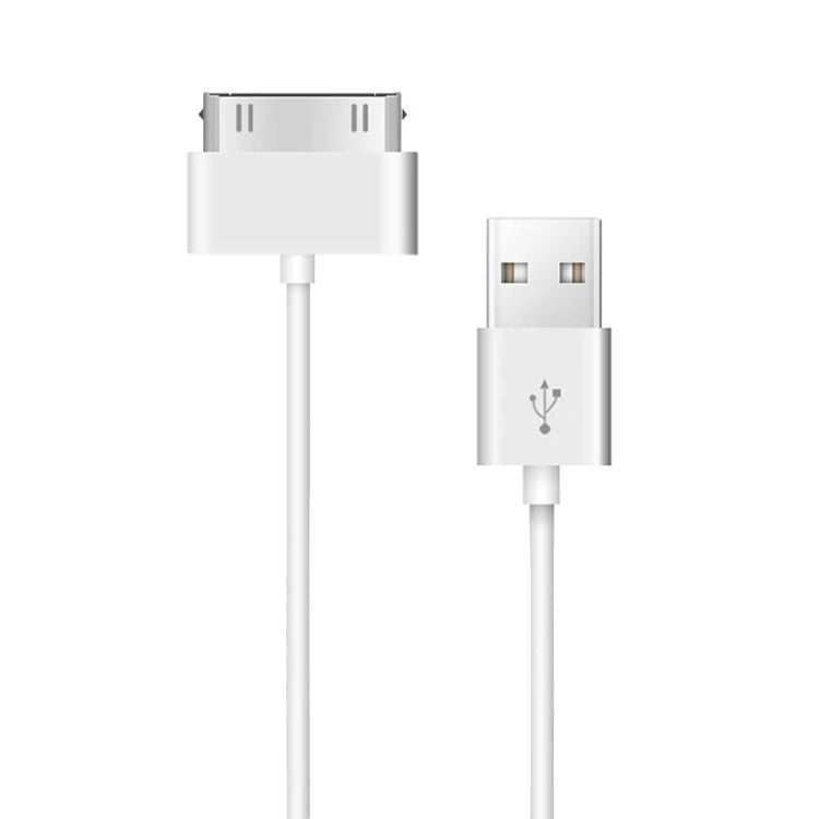 Cáp sạc và đồng bộ dữ liệu 30 chân đực sang USB đực cho iPad / 2 / 3, iPhone 4 & 4s, iPod Nano, iPod Touch, chiều dài: 1m, USB sang 30 chân
