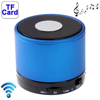 Loa stereo mini Bluetooth 2.1 cho iPhone 5 / iPhone 4 & 4S / iPad 4 / iPad mới / iPad mini / mini 2 Retina, Pin sạc tích hợp, Hỗ trợ thẻ TF, Màu xanh dương
