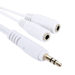 Cáp chia tai nghe âm thanh Aux, tương thích với điện thoại, máy tính bảng, tai nghe, máy nghe nhạc MP3, dàn âm thanh xe hơi / gia đình & nhiều hơn nữa