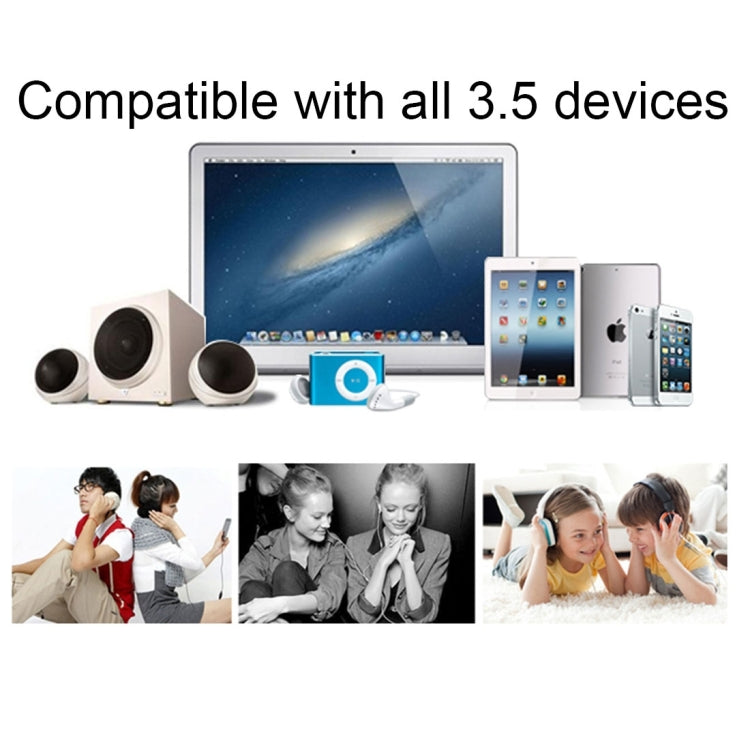 Cáp chia tai nghe âm thanh Aux, tương thích với điện thoại, máy tính bảng, tai nghe, máy nghe nhạc MP3, dàn âm thanh xe hơi / gia đình & nhiều hơn nữa