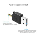 Bộ chuyển đổi sạc và dock dữ liệu USB cho iPod shuffle thế hệ 3 / 2, chiều dài: 4.6cm