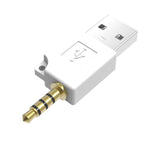 Bộ chuyển đổi sạc và dock dữ liệu USB cho iPod shuffle thế hệ 3 / 2, chiều dài: 4.6cm