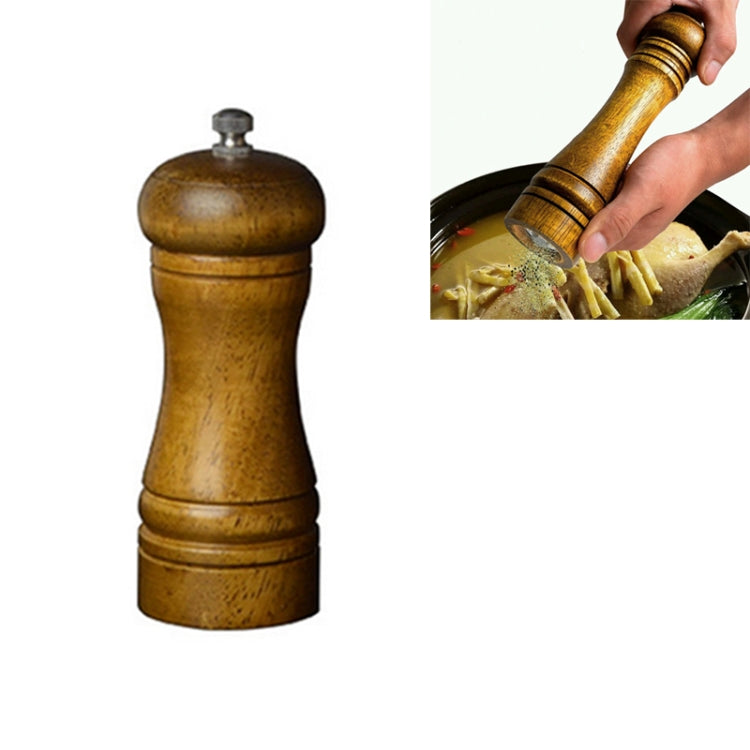 Máy xay tiêu muối gỗ cổ điển dài, kiểu 4, 5 inch, kiểu 4, 8 inch, kiểu 4, 10 inch