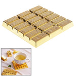 Thảm cách nhiệt chống trượt hình thỏi vàng sáng tạo cho đồ dùng bàn ăn, thảm cách nhiệt hình thỏi vàng