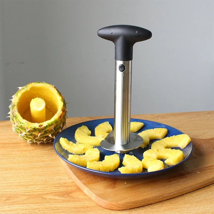 Dụng cụ lấy lõi và cắt dứa LsCook, màu bạc
