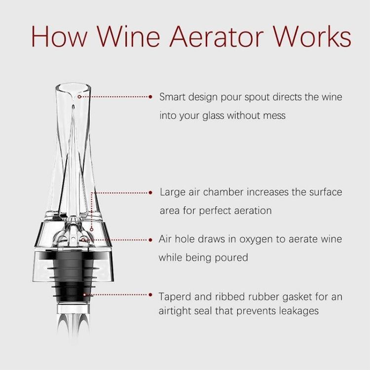 Rót rượu thời trang Olecranon / bình decanter nhanh, bình sục rượu