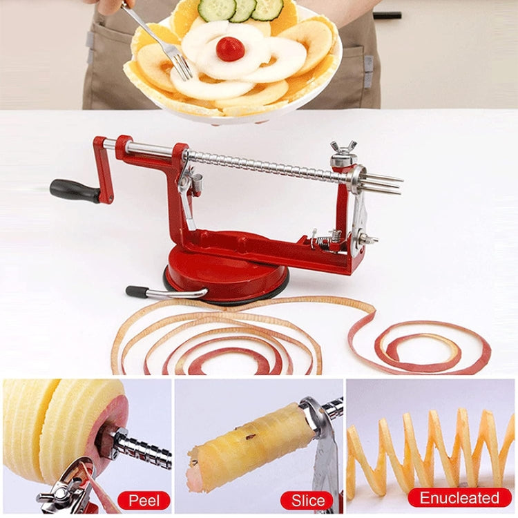 Máy gọt, thái, bỏ hạt trái cây đa năng 3 trong 1, dụng cụ gọt trái cây 3 trong 1