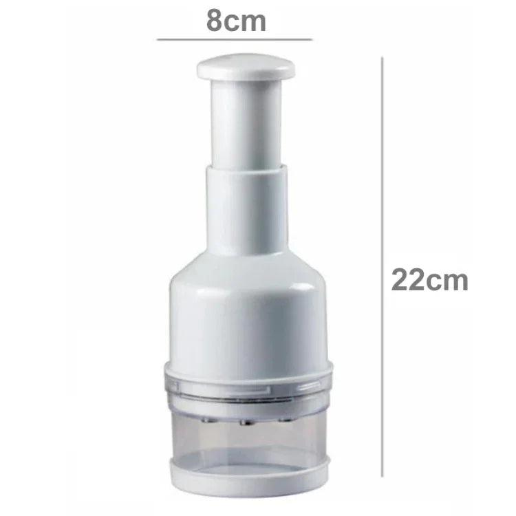 Dụng cụ cắt hành tây / dao cắt gừng tỏi bằng thép không gỉ, kích thước: 22x8x8cm, giao màu ngẫu nhiên, máy nghiền tỏi thép không gỉ