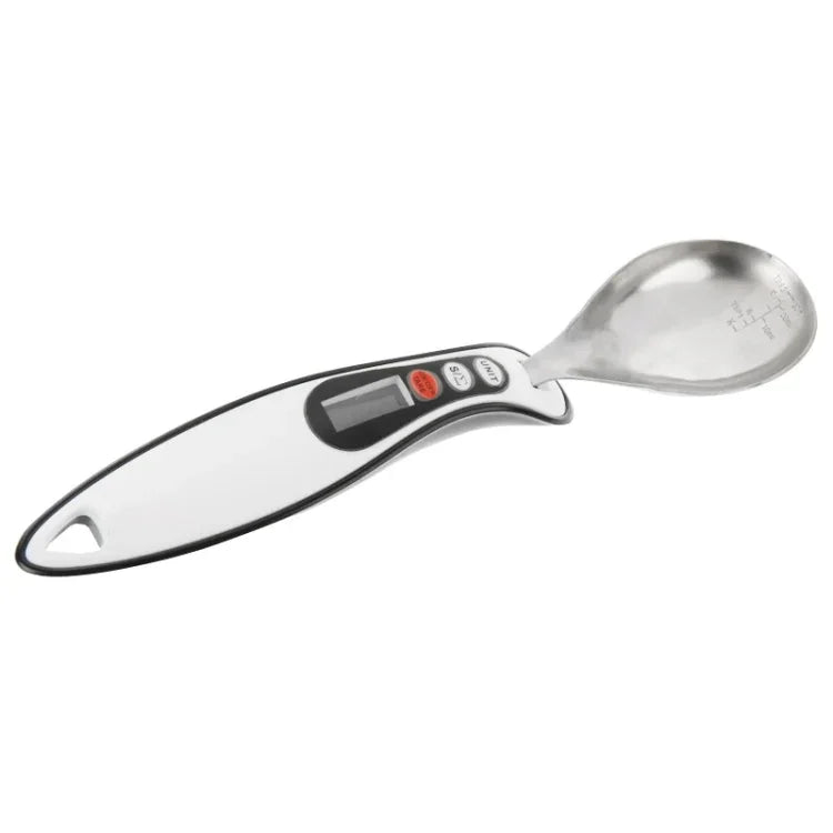 Thìa đo đa số LCD 1ml / 30ml 0.1g / 300g, bạc 0.1g/300g