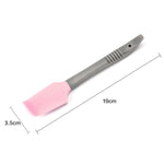 Bộ 4 dao cạo silicon, dao phết bơ, dụng cụ làm mịn bánh, dụng cụ nướng bánh, dao cạo silicon (hồng), dao cạo silicon (xanh)
