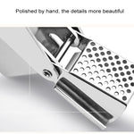 Dụng cụ ép tỏi bằng thép không gỉ 304 đạt chuẩn thực phẩm, máy nghiền thái tỏi, thép không gỉ 304