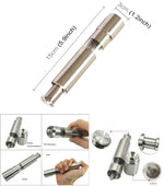 Máy xay muối tiêu bằng thép không gỉ 304, kích thước 15x3cm