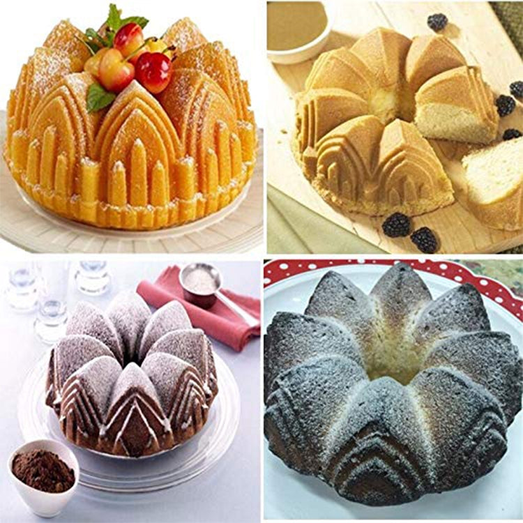 Khuôn bánh dessert silica kiểu vương miện