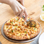Dao cắt pizza tròn bằng thép không gỉ LsCook, lưỡi đơn