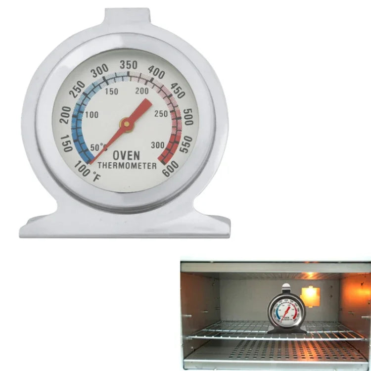 Nhiệt kế lò đứng inox chất lượng cao (0-300 độ C), đồng hồ đo lò