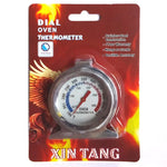 Nhiệt kế lò đứng inox chất lượng cao (0-300 độ C), đồng hồ đo lò