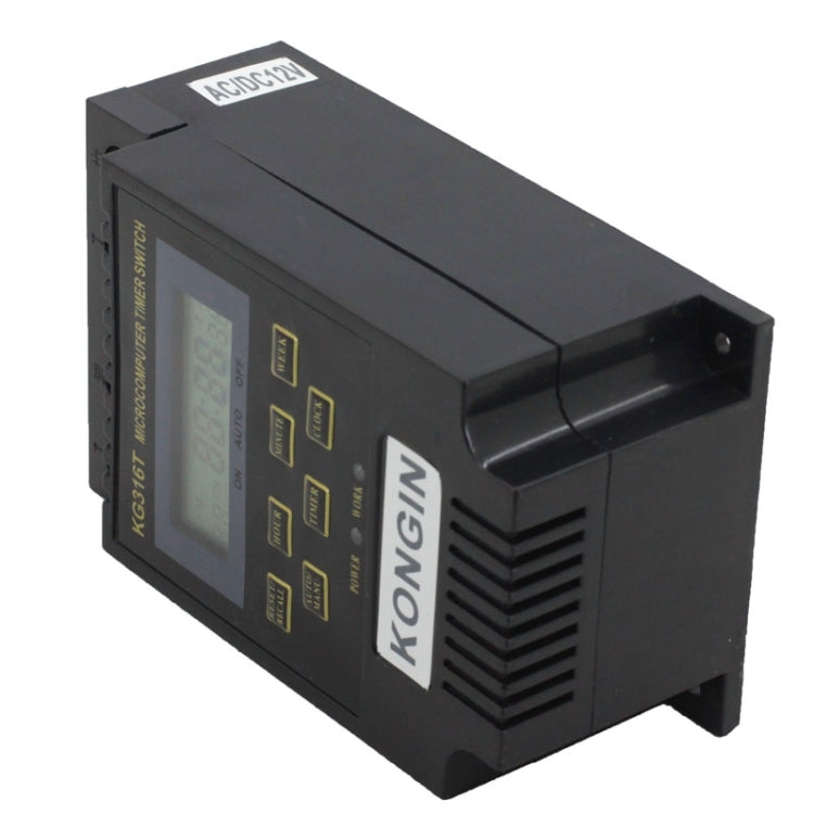 Công tắc điều khiển bộ đếm thời gian vi tính hiển thị LCD KG316T 12V, 12V