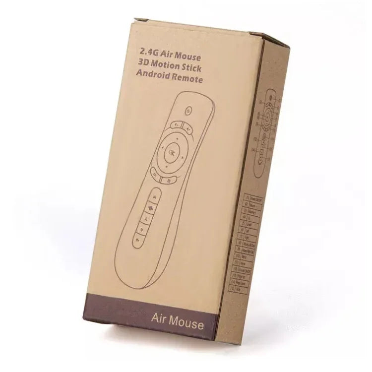 Chuột bay mini con quay hồi chuyển T2 Air Mouse 2.4G điều khiển từ xa Android cảm biến chuyển động 3D cho máy tính để bàn / laptop, T2