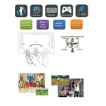Chuột bay mini con quay hồi chuyển T2 Air Mouse 2.4G điều khiển từ xa Android cảm biến chuyển động 3D cho máy tính để bàn / laptop, T2