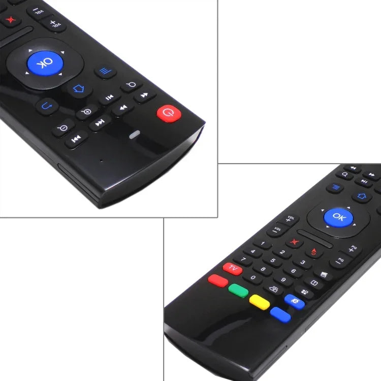 Bàn phím điều khiển từ xa không dây 2.4G MX3 Air Mouse với phím tắt trình duyệt cho Android TV Box / Mini PC, Air Mouse