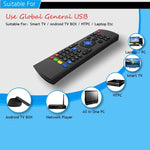 Bàn phím điều khiển từ xa không dây 2.4G MX3 Air Mouse với phím tắt trình duyệt cho Android TV Box / Mini PC, Air Mouse