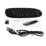 Chuột bay C120 T10 2.4GHz bàn phím không dây sạc lại điều khiển từ xa cho Android TV Box / PC, bàn phím không dây