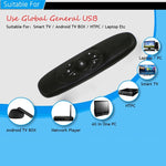 Chuột bay C120 T10 2.4GHz bàn phím không dây sạc lại điều khiển từ xa cho Android TV Box / PC, bàn phím không dây