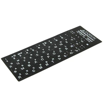 Miếng dán bố cục bàn phím học tiếng Nga cho bàn phím laptop / máy tính để bàn, Tiếng Nga