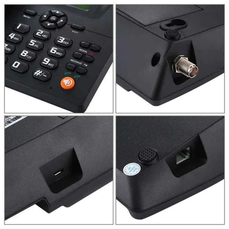 Điện thoại kinh doanh không dây GSM màn hình TFT 2.4 inch ZT600S, băng tần tứ: GSM 850/900/1800/1900Mhz, ZT600S
