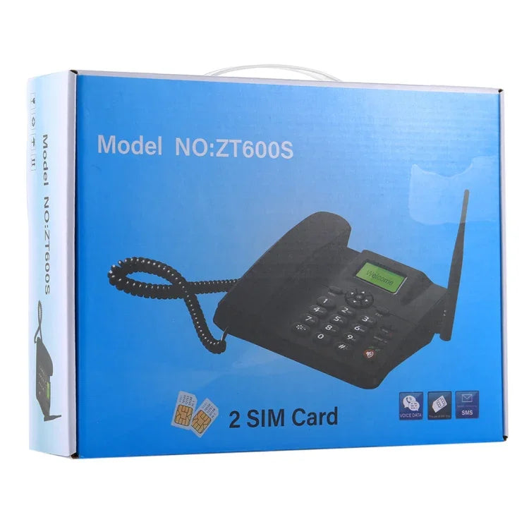 Điện thoại kinh doanh không dây GSM màn hình TFT 2.4 inch ZT600S, băng tần tứ: GSM 850/900/1800/1900Mhz, ZT600S