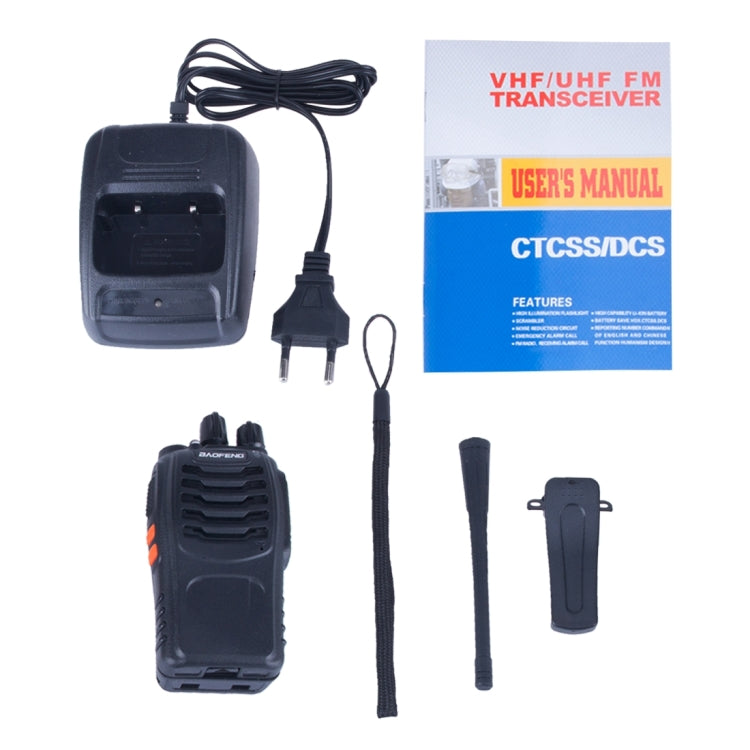 2 cái bộ đàm cầm tay BAOFENG BF-888S CB Radio Retevis UHF 5W 16 kênh FM