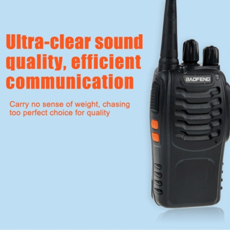 2 cái bộ đàm cầm tay BAOFENG BF-888S CB Radio Retevis UHF 5W 16 kênh FM
