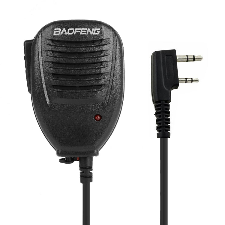 Microphone kẹp Baofeng cho bộ đàm, giắc tai nghe 3.5mm + 2.5mm + mic, Microphone