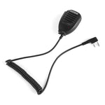 Microphone kẹp Baofeng cho bộ đàm, giắc tai nghe 3.5mm + 2.5mm + mic, Microphone