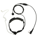 Tai nghe bộ đàm điều khiển cổ họng, phích cắm 3.5mm + 2.5mm