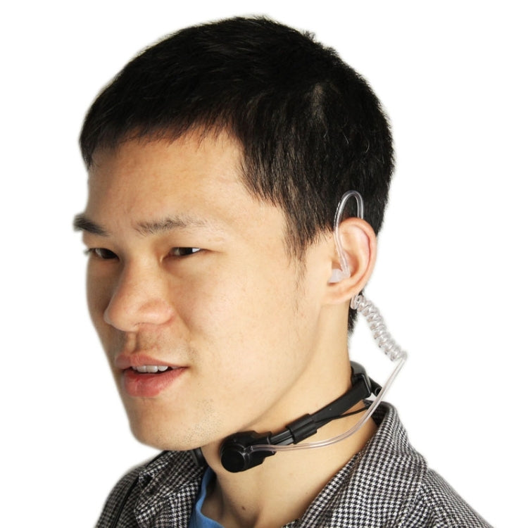 Tai nghe bộ đàm điều khiển cổ họng, phích cắm 3.5mm + 2.5mm
