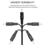 Cáp nguồn USB đực sang DC 2.5 x 0.7mm, chiều dài: 1.2m