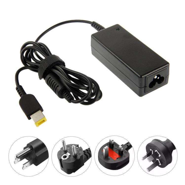 Bộ chuyển đổi AC mini 45W 20V 2.25A với USB vuông lớn cho Lenovo Thinkpad / ThinkBook / Xiaoxin, 20V 2.25A 45W vuông