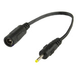 Cáp kết nối nguồn DC cái 5.5 x 2.1mm sang DC đực 2.5 x 0.7mm cho bộ chuyển đổi laptop, chiều dài: 18cm, đầu đực 2.5 x 0.7mm