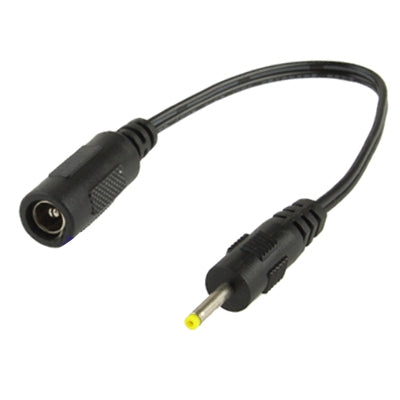 Cáp kết nối nguồn DC cái 5.5 x 2.1mm sang DC đực 2.5 x 0.7mm cho bộ chuyển đổi laptop, chiều dài: 18cm, đầu đực 2.5 x 0.7mm