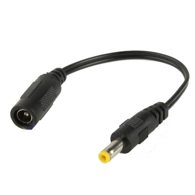 Cáp kết nối nguồn DC cái 5.5 x 2.1mm sang DC đực 4.8 x 1.7mm cho bộ chuyển đổi laptop, chiều dài: 15cm, đầu đực 4.8 x 1.7mm