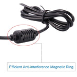 Cáp nguồn DC đực 4.0 x 1.7mm cho bộ chuyển đổi laptop, chiều dài: 1.2m