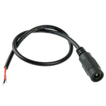 Cáp nguồn DC cái 5.5 x 2.1mm cho bộ chuyển đổi laptop, chiều dài: 30cm, 5.5 x 2.1mm (chiều dài: 30cm)