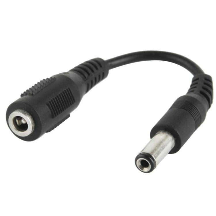Bộ chuyển đổi đầu cắm DC đực 5.5 x 2.5mm sang đầu cắm DC cái 3.5mm, chiều dài: 12cm