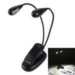 Đèn LED kẹp hai cánh tay cho đọc sách, cắm trại, leo núi