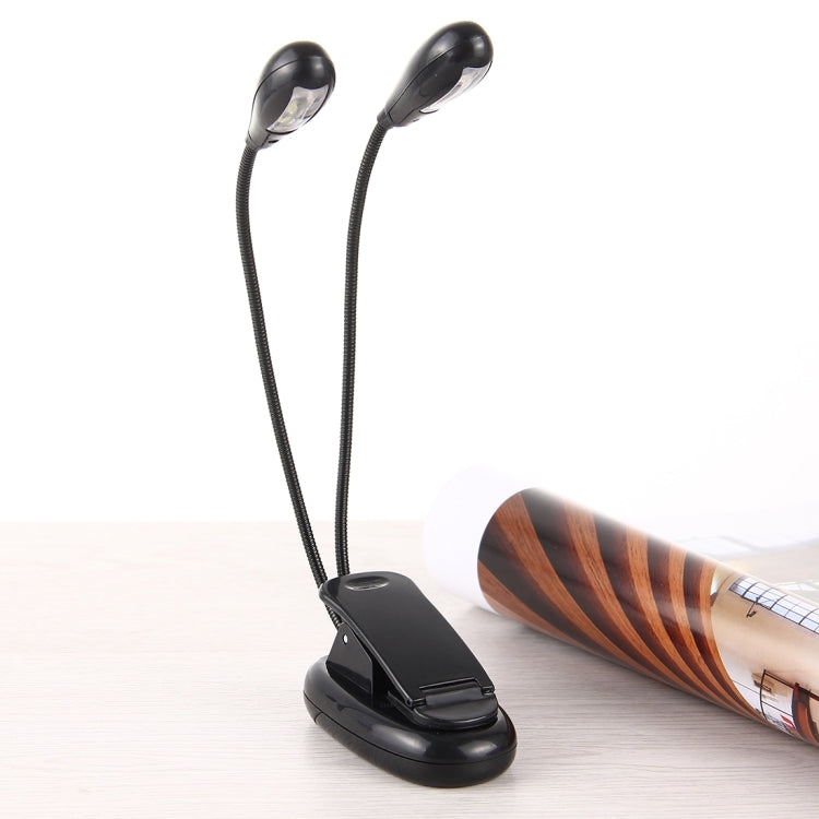 Đèn LED kẹp hai cánh tay cho đọc sách, cắm trại, leo núi