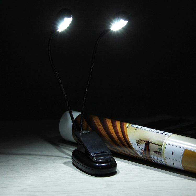 Đèn LED kẹp hai cánh tay cho đọc sách, cắm trại, leo núi